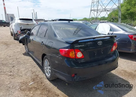 2010 Toyota Corolla S из США, поврежденный, VIN 2T1BU4EEXAC495713